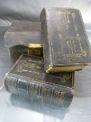 Unusual 1837 Holy Bible and Testament of Prayer books in original fitted casing. Both books