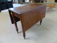 Antique mahogany drop leaf table