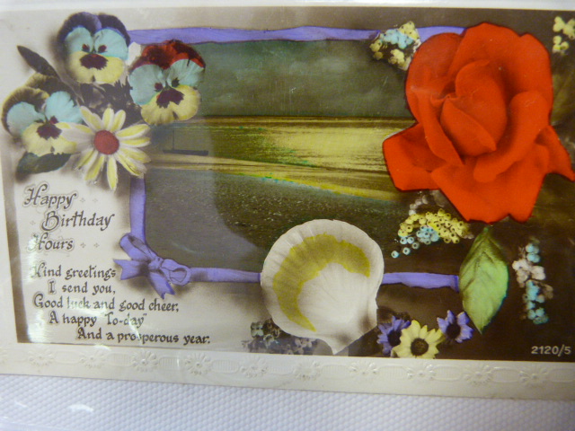 Collection of approx 40 Victorian birthday cards - Image 15 of 39