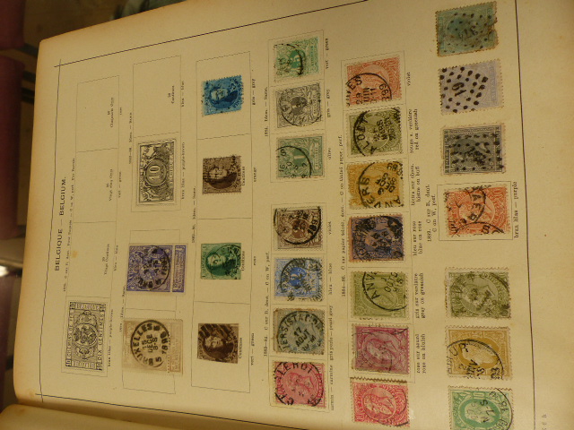 Stamp albums to include a French example - Image 2 of 15