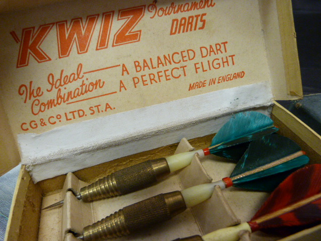 Two boxed set of early darts by 'Kwiz and Unicorn - Image 5 of 5