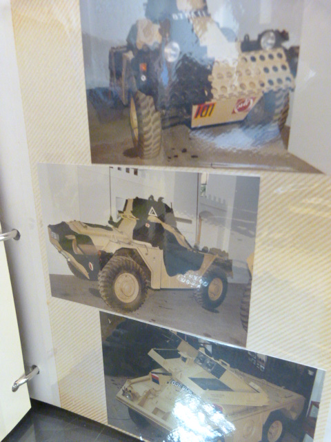 Album containing various postcards of WW1 Military vehicles from various museums and other related - Image 2 of 7