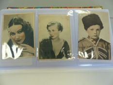 Collection of approx 60 plus postcards of Filmstars and others from the 1920's onwards.