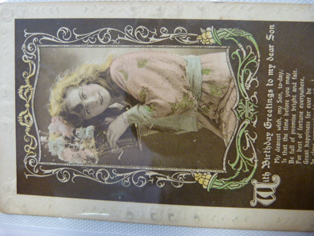 Collection of approx 40 Victorian birthday cards - Image 31 of 39