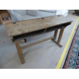 Edwardian double school desk