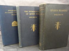 Set of three books from the Snelgrove collection on Bee-Keeping. To include 'Swarming', 'The