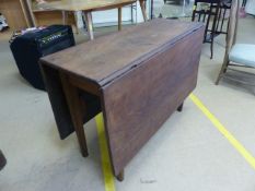 Mahogany antique drop leaf table