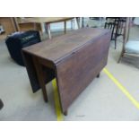 Mahogany antique drop leaf table