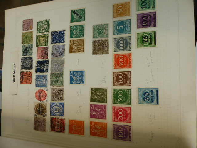 Stamp albums to include a French example - Image 12 of 15