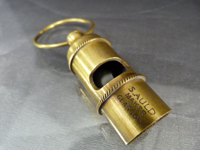 Brass whistle inscribed 'Titanic' - Image 4 of 8