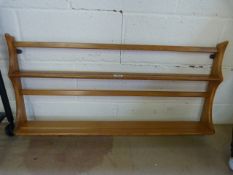 Blonde Ercol plate rack