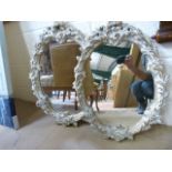 Pair of ornate mirrors