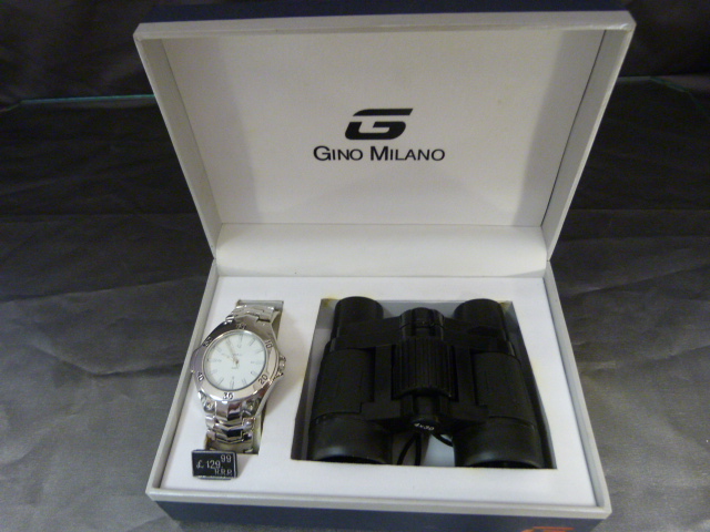 Gino Milano Gentlemens Gift set to include a gents watch and pair of binoculars - Image 5 of 5