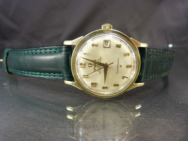 Omega: Gents Gold OMEGA constellation 1967 watch, Caliber 564, with quick date mechanism. 25,225, - Image 3 of 6