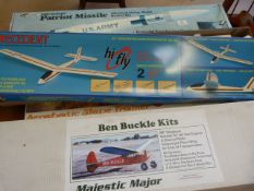 Patriot Missile Advanced flying model rocket kit US Army, Aerobatic slope trainer Balsacraft model