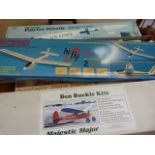 Patriot Missile Advanced flying model rocket kit US Army, Aerobatic slope trainer Balsacraft model