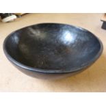 African item - Oversized hand carved wooden bowl
