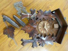 Black Forest style cuckoo clock. Marked Schneider Made in Germany.