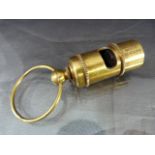 Brass whistle inscribed 'Titanic'