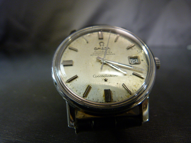 Omega: Gents stainless steel OMEGA 1967 Constellation with quick date mechanism 25,699,850 - Image 2 of 8