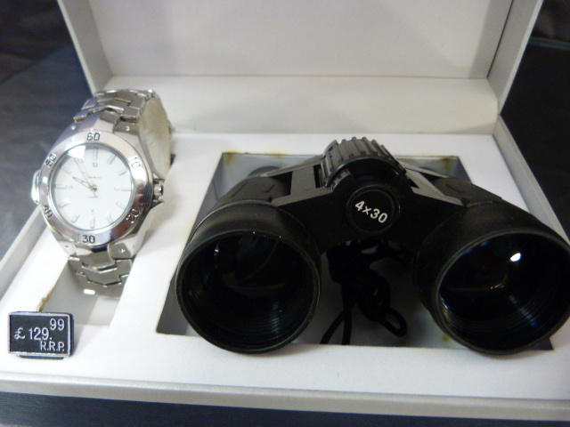 Gino Milano Gentlemens Gift set to include a gents watch and pair of binoculars - Image 3 of 5
