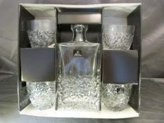 Royal Doulton Crystal Giftware - Boxed set to include Decanter and four matching glasses.