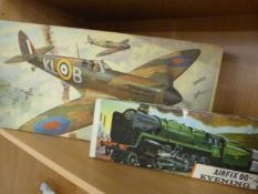 AIRFIX model kits - Airfix 00 Limited Production evening star Kit Series 5 and a Spitfire 1A 24th