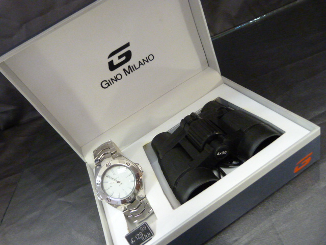 Gino Milano Gentlemens Gift set to include a gents watch and pair of binoculars - Image 2 of 5