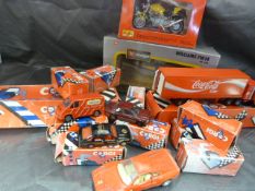 Collection of Burago and Corgi c.1985 boxed diecast Toy cars