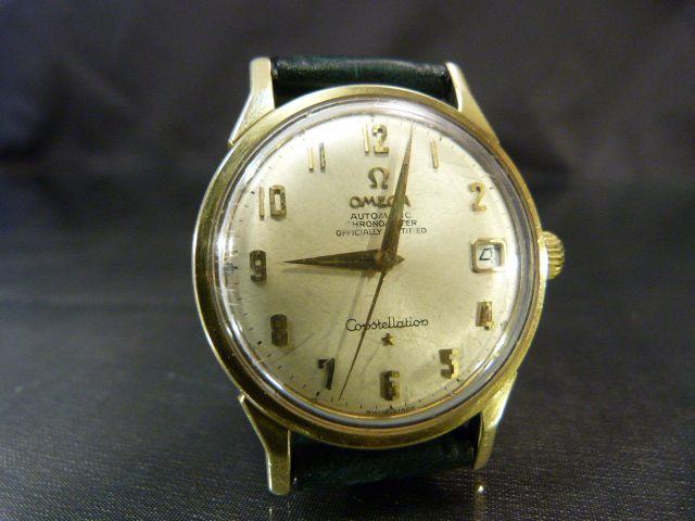 Omega: Gents Gold OMEGA constellation 1967 watch, Caliber 564, with quick date mechanism. 25,225, - Image 2 of 6