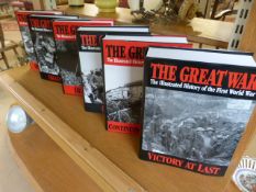 Set of six Volumes on the Great War published by Trident Press