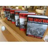 Set of six Volumes on the Great War published by Trident Press