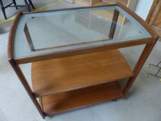 Danish teak trolley