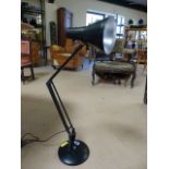 Modern Black angle poise lamp