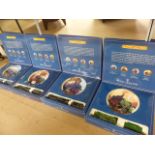 Hornby Railways Royal Doulton Collector plates in original boxes with matching engines (4) - '