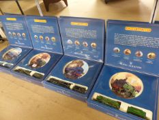 Hornby Railways Royal Doulton Collector plates in original boxes with matching engines (4) - '