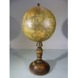 A Terrestrial Globe by JL & Co on wooden stand (Diam approx 10cm) A/F