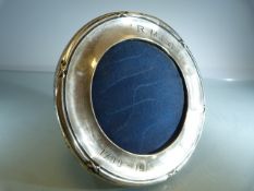 Round Silver photo frame inscribed RMIG - Royal Masonic Institute for Girls. 1788 - 1913. by William