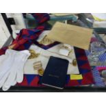 Selection of Masonic Regalia - to include badges, etc