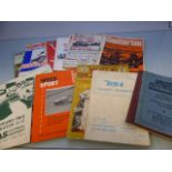 Small collection of various Motor car programmes