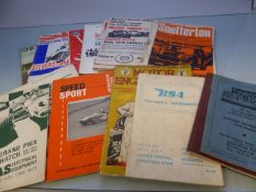 Small collection of various Motor car programmes