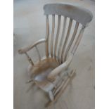 Elm Windsor rocking chair