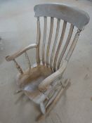 Elm Windsor rocking chair