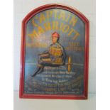 Vintage pub sign 'Captain Marriott'