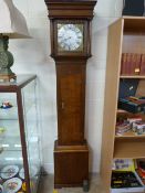 An oak Thirty hour long case clock by William Bird of Seagrave. C.1770.