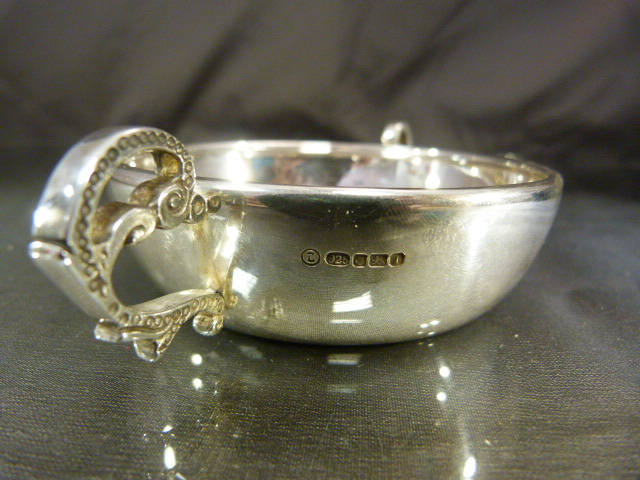 Hallmarked Silver Replica Jersey bowl modelled on the original c1700. In original box. Sheffield - Image 2 of 4