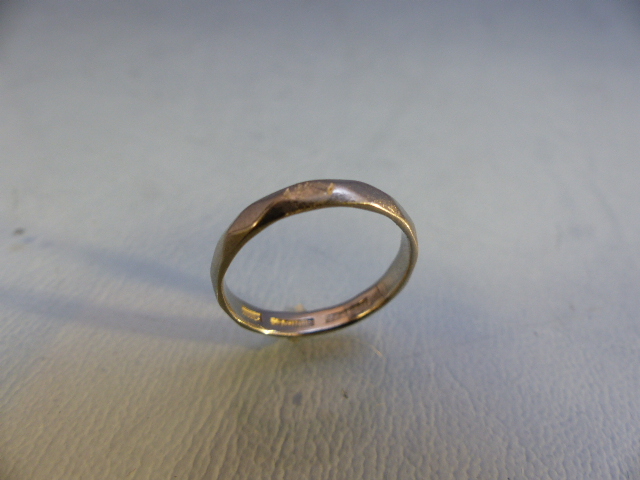 Platinum Band/ring size M (total weight approx 3.4g) - Image 4 of 4