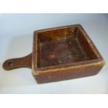 Antique pine collection box