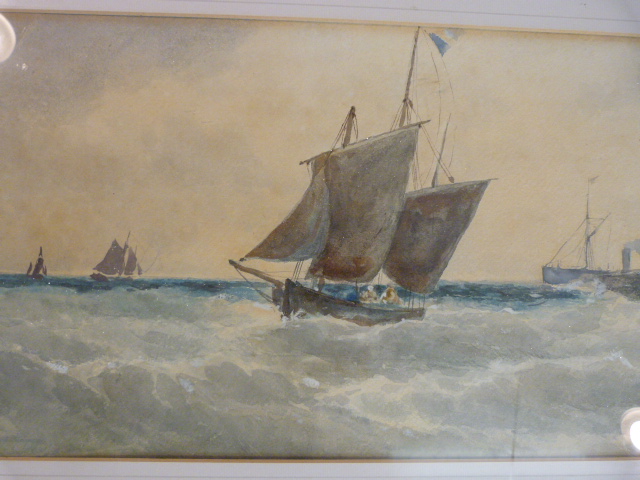 Thomas Bush Hardy R.B.A (1842 - 1897) - Pair of watercolours heightened with white. Both Titled - ' - Image 3 of 12