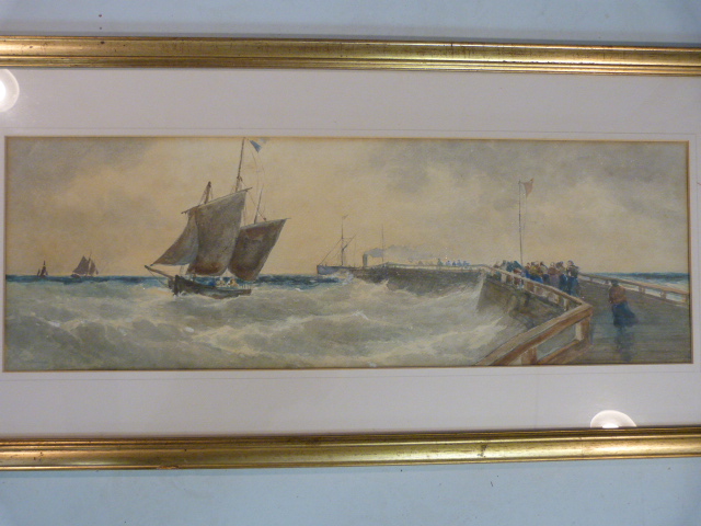 Thomas Bush Hardy R.B.A (1842 - 1897) - Pair of watercolours heightened with white. Both Titled - ' - Image 2 of 12